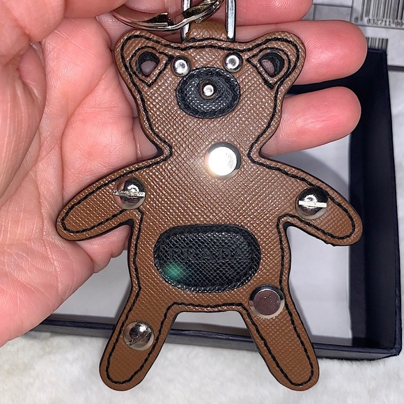 PRADA Saffiano Leather Purse/Key Charm - Picture 2 of 16